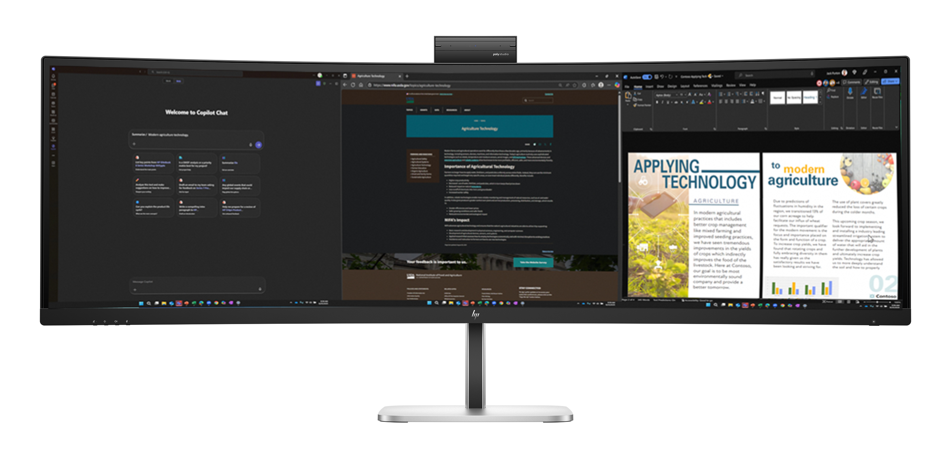 HP Series 5 Pro 49 inch Curved Dual QHD Monitor