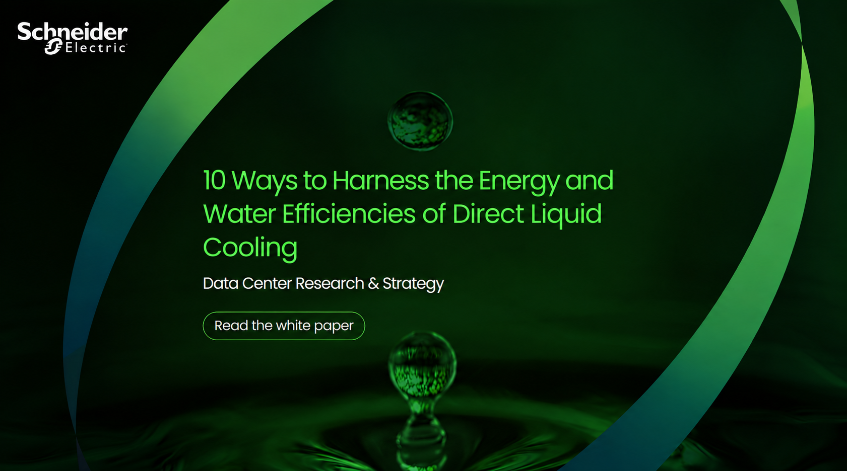 Direct liquid cooling energy and water efficiencies